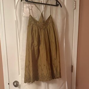 Zara Olive Green Midi Dress